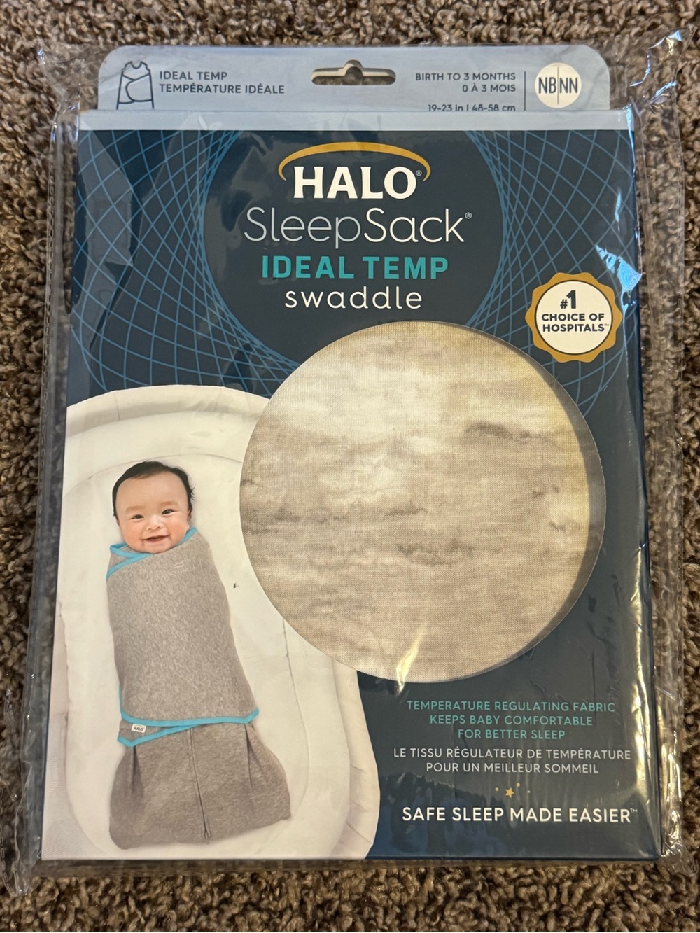 Newborn Halo Sleep Sack| Ideal Temp| NIB 0-3months